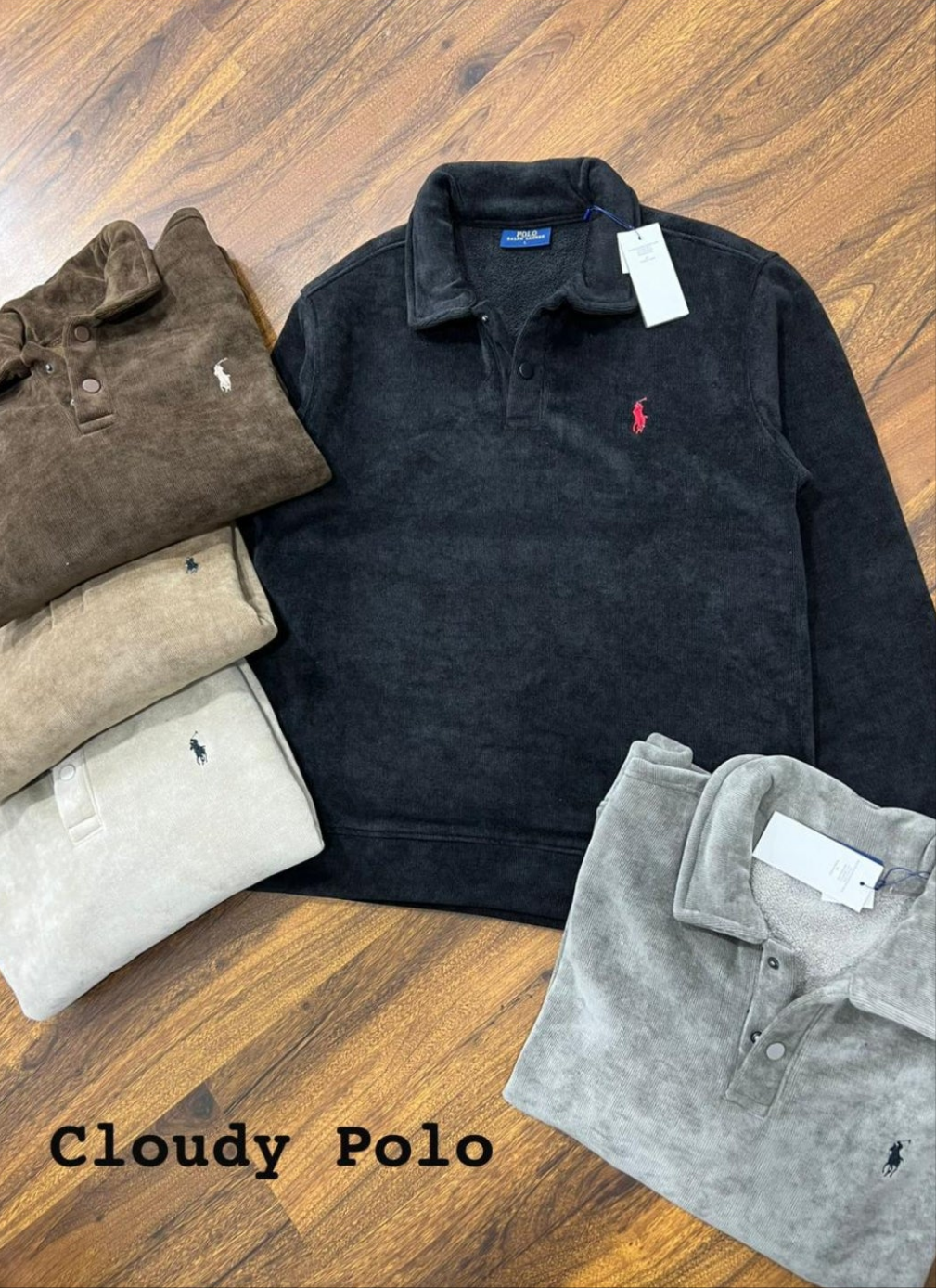 CLOUDY POLO HALF ZIP